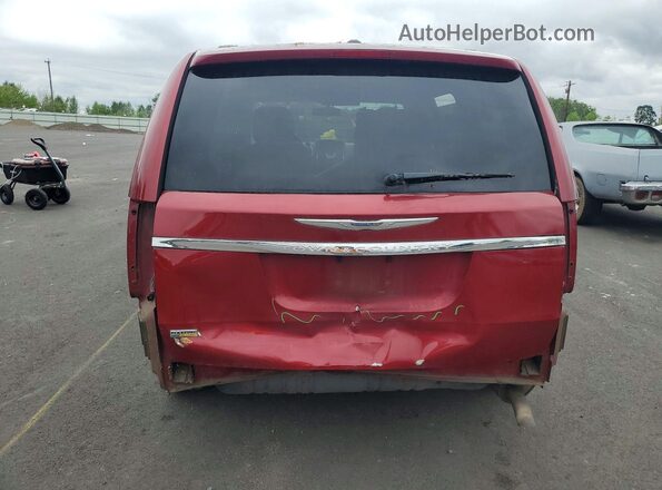 2C4RC1BG5GR294736 2016 CHRYSLER TOWN Burgundy Rear view