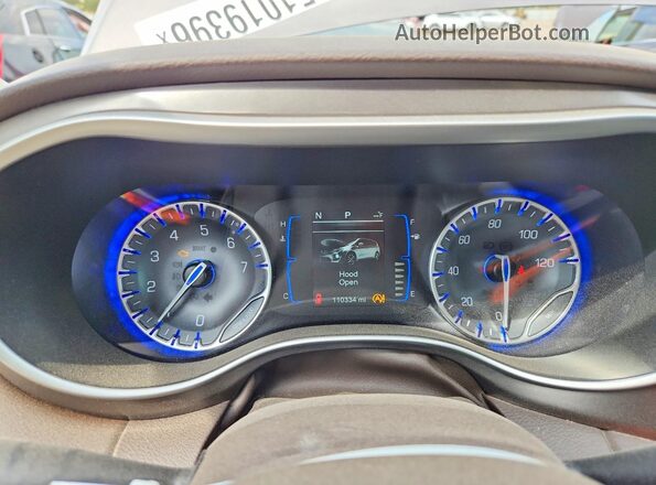 2C4RC1BG5HR684561 2017 CHRYSLER PACIFICA Желто-коричневый Вид щитка приборов