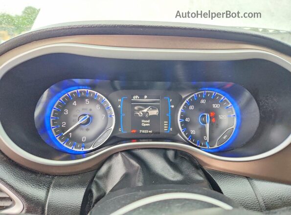 2C4RC1BG5HR795580 2017 CHRYSLER PACIFICA Белый Вид щитка приборов
