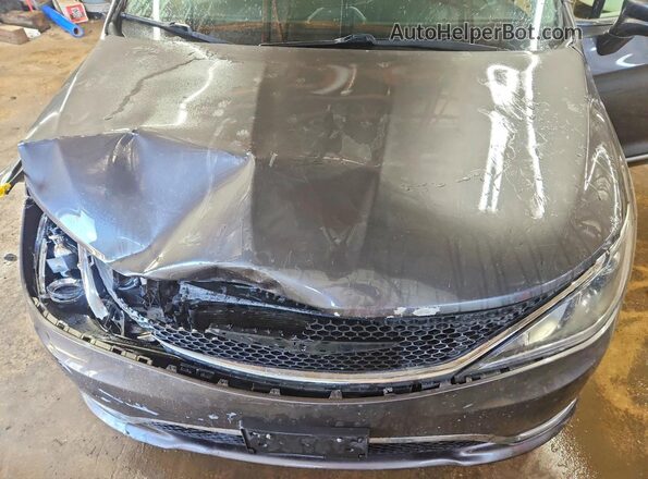2C4RC1BG6HR635742 2017 CHRYSLER PACIFICA Серый Вид подкапотного пространства
