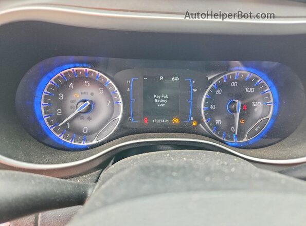2C4RC1BG6LR268995 2020 CHRYSLER PACIFICA Черный Вид щитка приборов