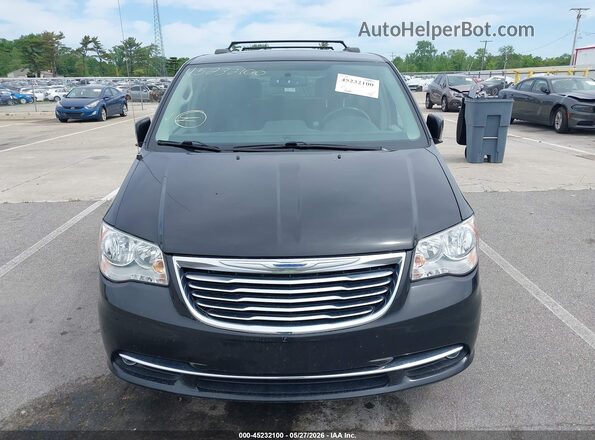 2C4RC1BG7GR173061 2016 CHRYSLER TOWN & COUNTRY Black Widok z przodu