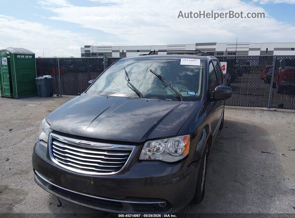 2C4RC1BG7GR213459 2016 CHRYSLER TOWN & COUNTRY Gray Front view