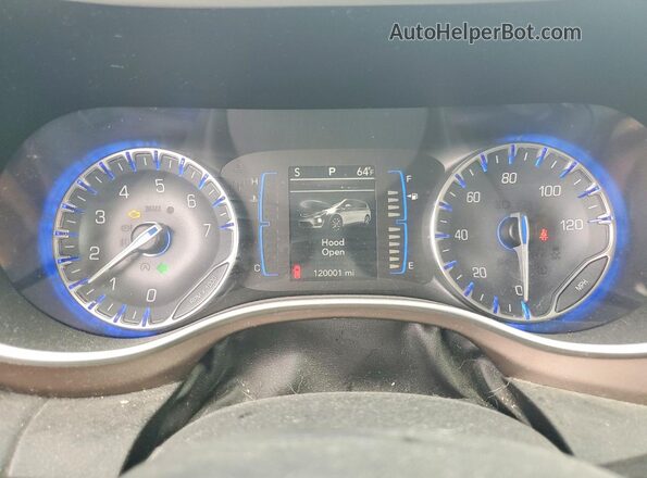 2C4RC1BG7HR506554 2017 CHRYSLER PACIFICA Белый Вид щитка приборов