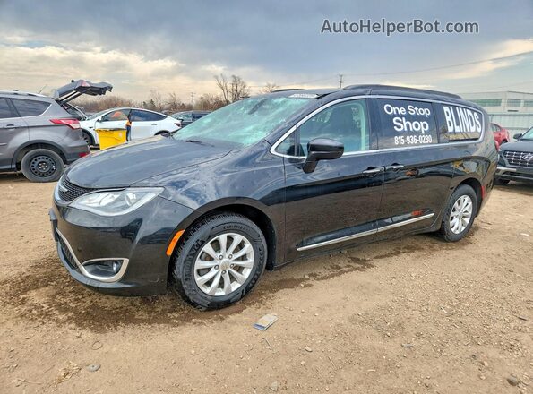 2C4RC1BG7HR837831 2017 CHRYSLER PACIFICA Black წინა მარცხენა ხედი სამი მეოთხედიდან