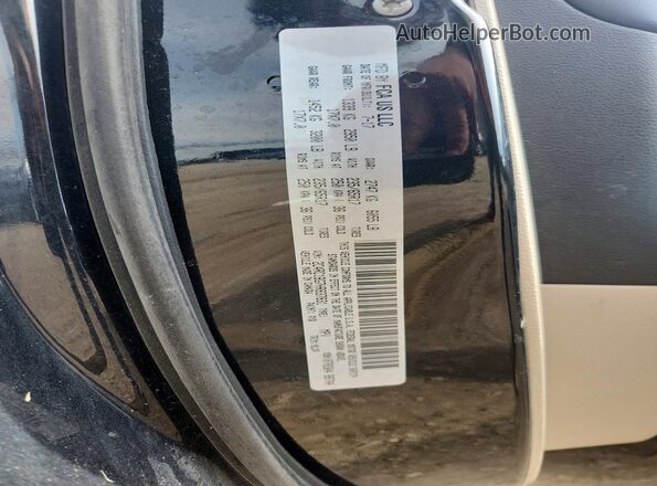 2C4RC1BG7HR837831 2017 CHRYSLER PACIFICA Black VIN კოდის სტიკერის ხედი