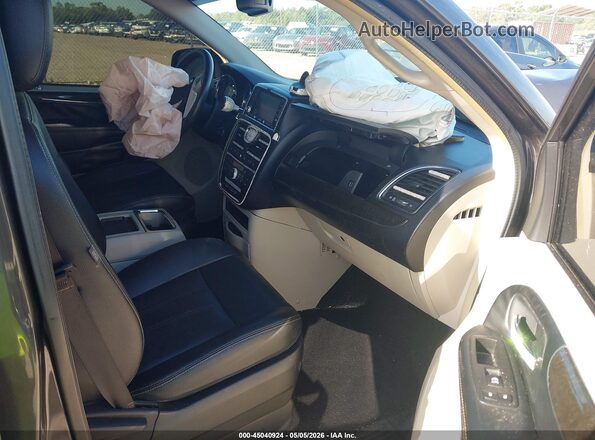 2C4RC1BG8GR293046 2016 CHRYSLER TOWN & COUNTRY Gray წინა სალონის ხედი