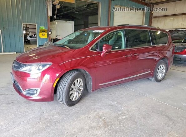 2C4RC1BG8HR820357 2017 CHRYSLER PACIFICA Maroon Vista tres cuartos delantera izquierda