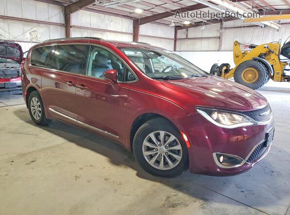 2C4RC1BG8HR820357 2017 CHRYSLER PACIFICA Maroon Delantero derecho