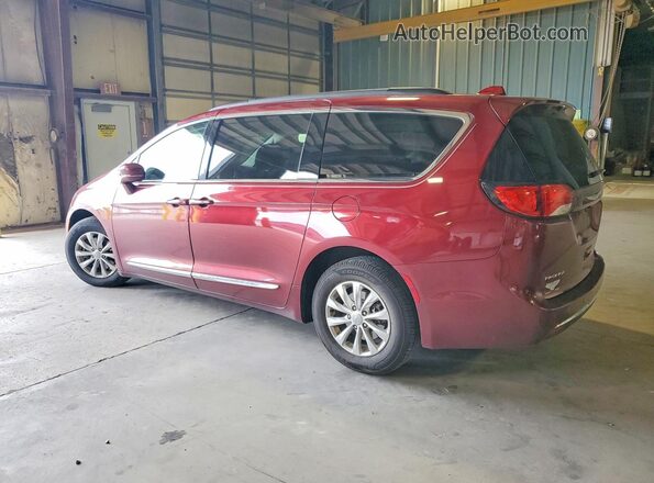2C4RC1BG8HR820357 2017 CHRYSLER PACIFICA Maroon Trasero izquierdo