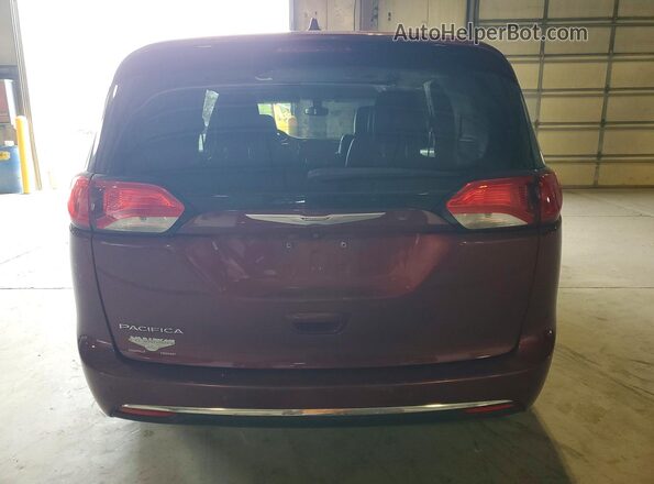 2C4RC1BG8HR820357 2017 CHRYSLER PACIFICA Maroon Vista trasera