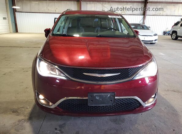 2C4RC1BG8HR820357 2017 CHRYSLER PACIFICA Maroon Vista frontal