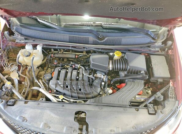 2C4RC1BG8JR355052 2018 CHRYSLER PACIFICA Темно-бордовый Вид подкапотного пространства