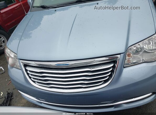 2C4RC1BG9GR132592 2016 CHRYSLER TOWN & COUNTRY Синий Вид щитка приборов