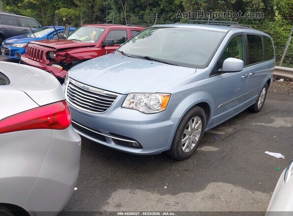 2C4RC1BG9GR132592 2016 CHRYSLER TOWN & COUNTRY Синий Передняя левая четверть