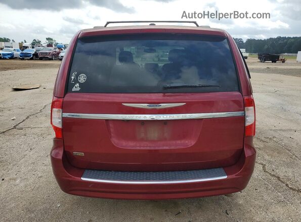2C4RC1BG9GR287739 2016 CHRYSLER TOWN Бордовый Вид сзади