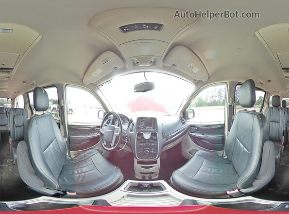 2C4RC1BG9GR287739 2016 CHRYSLER TOWN Бордовый Панорамный вид салона 360°