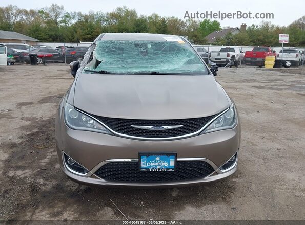 2C4RC1BG9HR844540 2017 CHRYSLER PACIFICA Желто-коричневый Вид щитка приборов