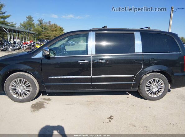 2C4RC1CG2GR149491 2016 CHRYSLER TOWN & COUNTRY Black Widok z przodu
