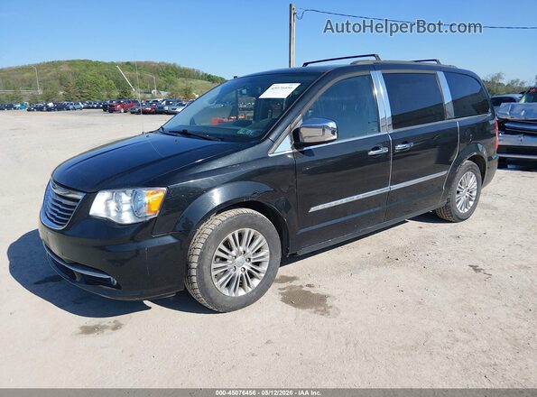 2C4RC1CG2GR149491 2016 CHRYSLER TOWN & COUNTRY Black Przód lewy