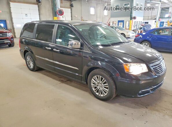 2C4RC1CG5GR190911 2016 CHRYSLER TOWN Black Przód prawy