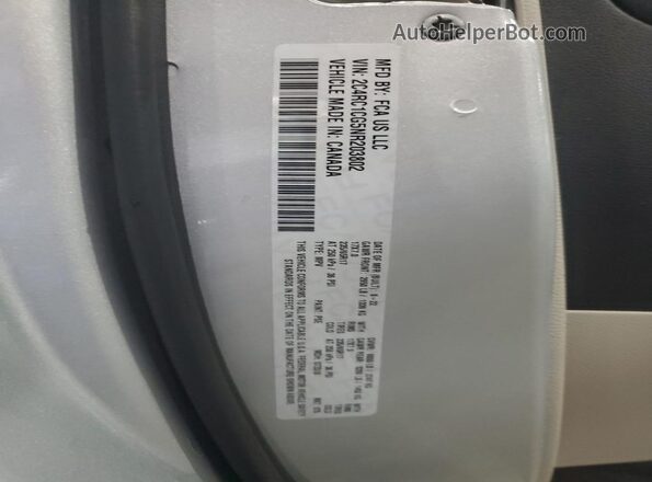 2C4RC1CG5NR203802 2022 CHRYSLER VOYAGER Серый Вид наклейки с VIN-кодом