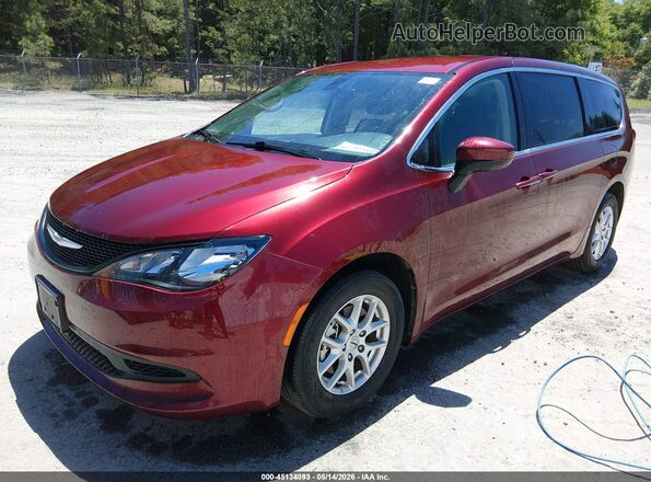 2C4RC1CG7NR132389 2022 CHRYSLER VOYAGER Красный Передняя левая четверть