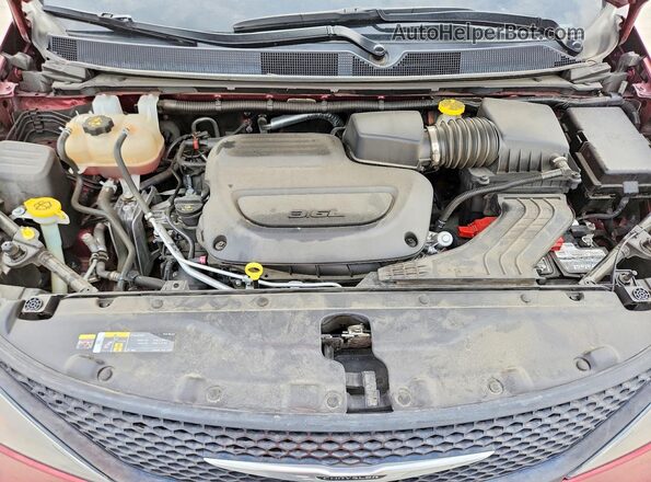2C4RC1CG7PR511525 2023 CHRYSLER VOYAGER Maroon Engine compartment view