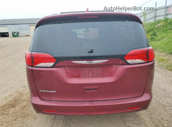 2C4RC1DG2LR264567 2020 CHRYSLER VOYAGER Maroon Widok z tyłu