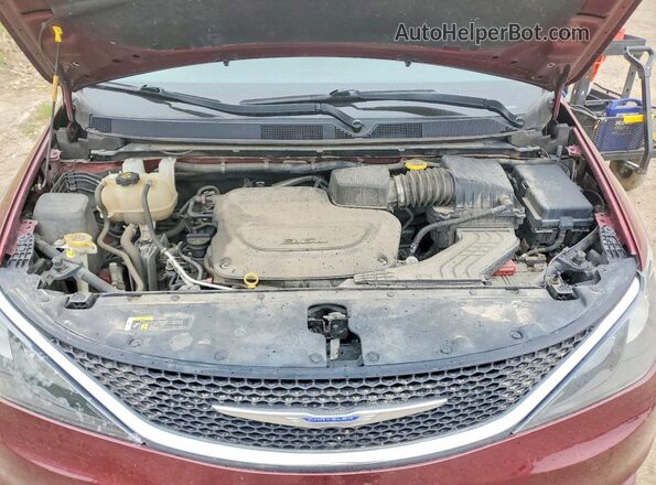 2C4RC1DG2LR264567 2020 CHRYSLER VOYAGER Maroon Widok komory silnika