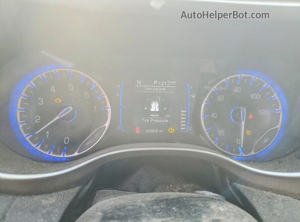 2C4RC1DG3HR552430 2017 CHRYSLER PACIFICA Black Вид щитка приладів