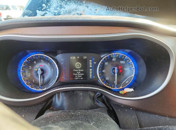 2C4RC1DG4MR520581 2021 CHRYSLER VOYAGER Черный Вид щитка приборов