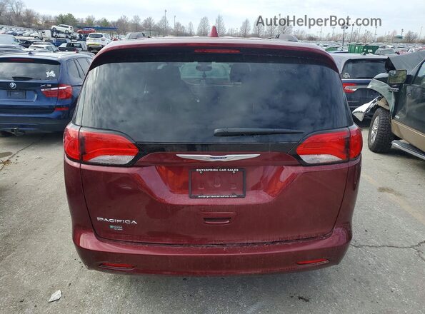 2C4RC1DG9LR185445 2020 CHRYSLER VOYAGER Burgundy უკანა ხედი