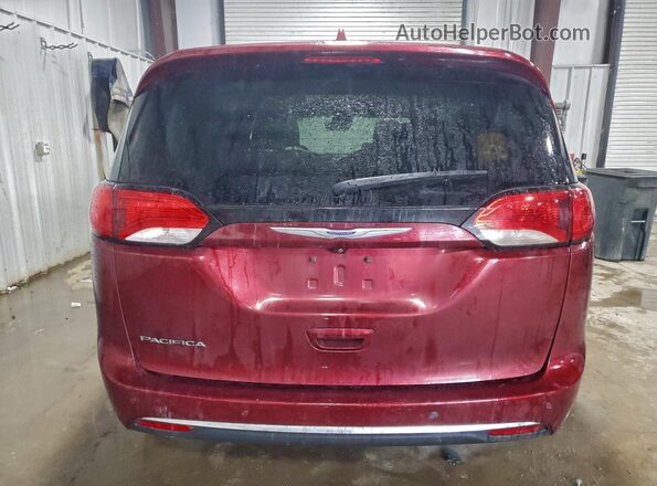 2C4RC1EG0JR333932 2018 CHRYSLER PACIFICA Burgundy Вид ззаду