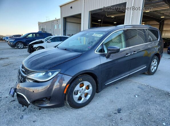 2C4RC1EG2HR528540 2017 CHRYSLER PACIFICA Gray წინა მარცხენა ხედი სამი მეოთხედიდან