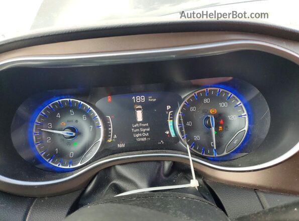 2C4RC1EG2HR531003 2017 CHRYSLER PACIFICA Серый Вид щитка приборов