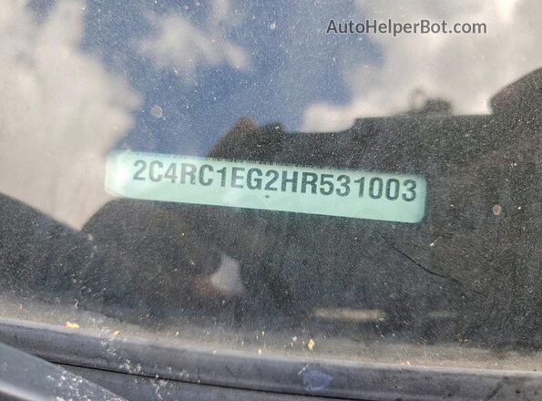 2C4RC1EG2HR531003 2017 CHRYSLER PACIFICA Серый Вид подкапотного пространства