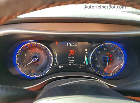 2C4RC1EG3KR615774 2019 CHRYSLER PACIFICA White Widok zestawu wskaźników