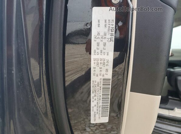 2C4RC1EG8HR771852 2017 CHRYSLER PACIFICA Black Widok naklejki z numerem VIN