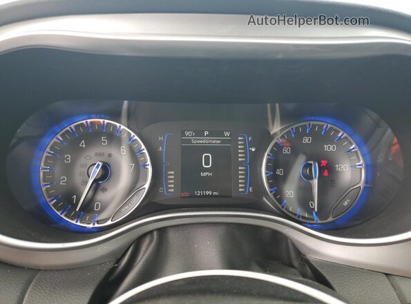 2C4RC1FG2KR609639 2019 CHRYSLER PACIFICA Gray Вид щитка приладів