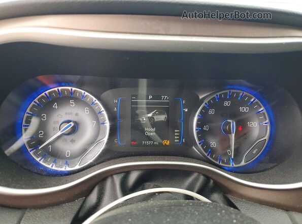 2C4RC1FG4JR123428 2018 CHRYSLER PACIFICA Черный Вид щитка приборов