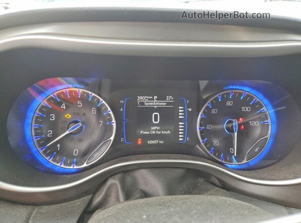 2C4RC1FG6LR103443 2020 CHRYSLER PACIFICA Blue Widok zestawu wskaźników