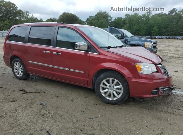 2C4RC1GG0GR213327 2016 CHRYSLER TOWN Red Przód prawy