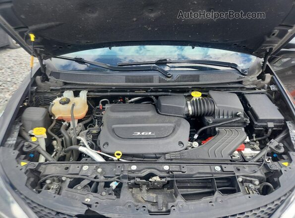 2C4RC1GG0JR330848 2018 CHRYSLER PACIFICA Black Вид підкапотного простору