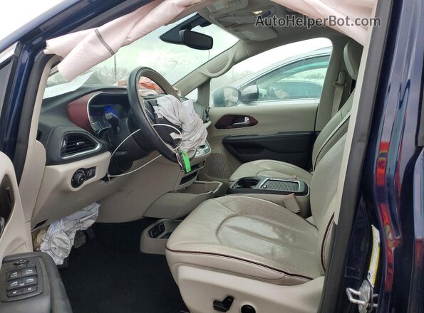 2C4RC1GG0KR679039 2019 CHRYSLER PACIFICA Blue Widok wnętrza z przodu