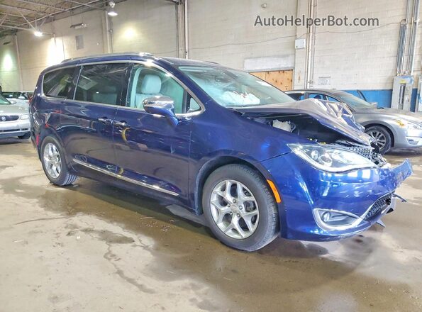 2C4RC1GG0KR679039 2019 CHRYSLER PACIFICA Blue Przód prawy