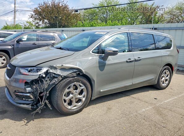 2C4RC1GG0NR138884 2022 CHRYSLER PACIFICA Gray Vista tres cuartos delantera izquierda