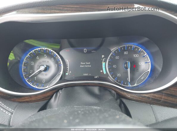 2C4RC1GG0PR535000 2023 CHRYSLER PACIFICA Black Widok tylnych siedzeń