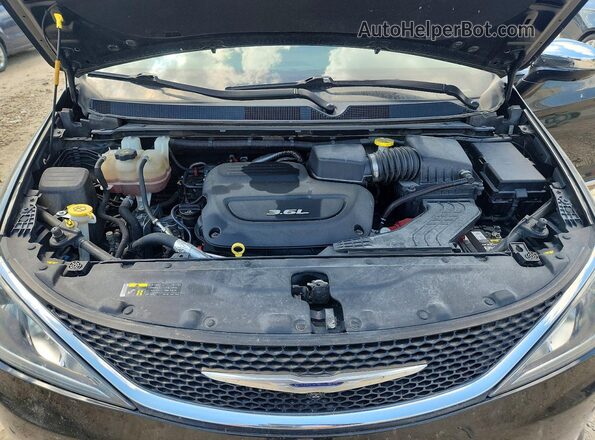 2C4RC1GG2HR633298 2017 CHRYSLER PACIFICA Black Вид підкапотного простору