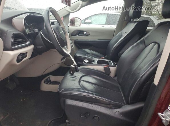 2C4RC1GG2KR628383 2019 CHRYSLER PACIFICA Maroon Widok wnętrza z przodu